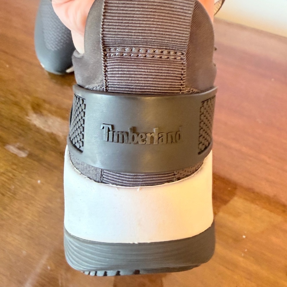 Timberland Gray and White Athletic Shoes - Picture 5 of 10